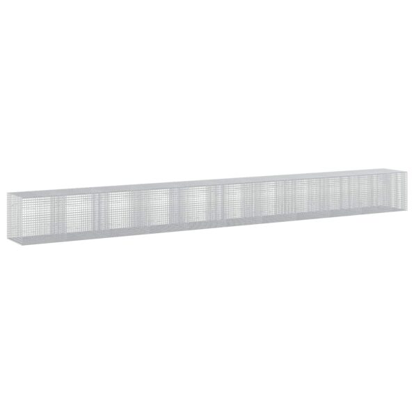 vidaXL Gabión s drôtom 5 mm a sieťou 5x5 cm 1050x100x100 cm – Obrázok 2