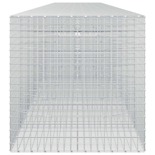 vidaXL Gabión s drôtom 5 mm a sieťou 5x5 cm 1050x100x100 cm – Obrázok 4