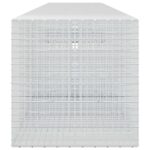 vidaXL Gabión s drôtom 5 mm a sieťou 5x5 cm 1200x100x100 cm – Obrázok 4