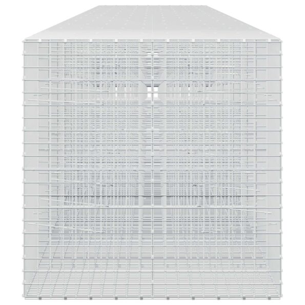 vidaXL Gabión s drôtom 5 mm a sieťou 5x5 cm 1200x100x100 cm – Obrázok 4