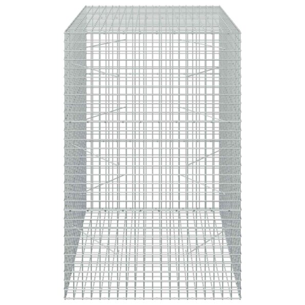 vidaXL Gabión s drôtom 5 mm a sieťou 5x5 cm 100x100x150 cm – Obrázok 3