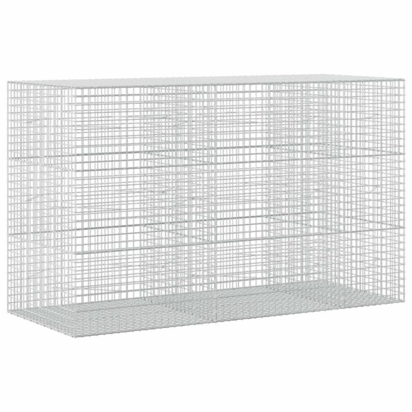 vidaXL Gabión s drôtom 5 mm a sieťou 5x5 cm 250x100x150 cm – Obrázok 2