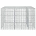vidaXL Gabión s drôtom 5 mm a sieťou 5x5 cm 250x100x150 cm – Obrázok 3