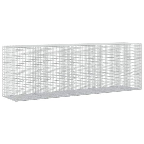 vidaXL Gabión s drôtom 5 mm a sieťou 5x5 cm 450x100x150 cm – Obrázok 2