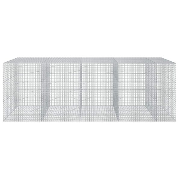 vidaXL Gabión s drôtom 5 mm a sieťou 5x5 cm 450x100x150 cm – Obrázok 3