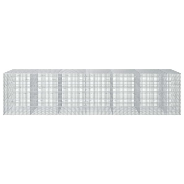 vidaXL Gabión s drôtom 5 mm a sieťou 5x5 cm 650x100x150 cm – Obrázok 3