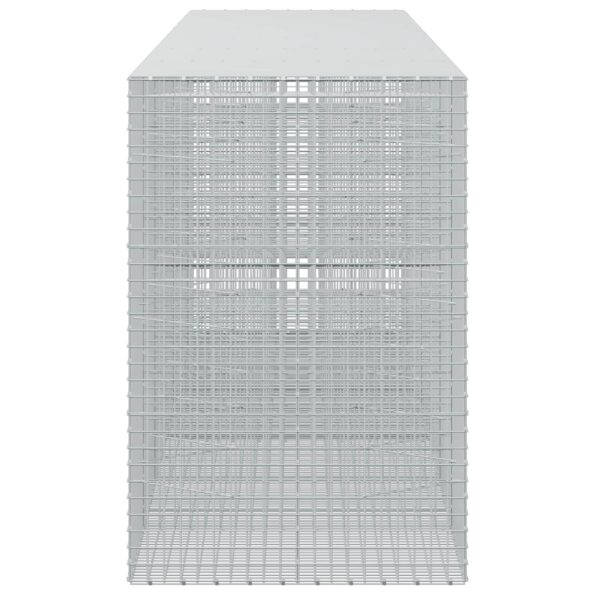 vidaXL Gabión s drôtom 5 mm a sieťou 5x5 cm 650x100x150 cm – Obrázok 4