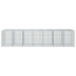 vidaXL Gabión s drôtom 5 mm a sieťou 5x5 cm 700x100x150 cm – Obrázok 3