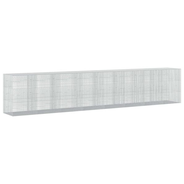 vidaXL Gabión s drôtom 5 mm a sieťou 5x5 cm 800x100x150 cm – Obrázok 2