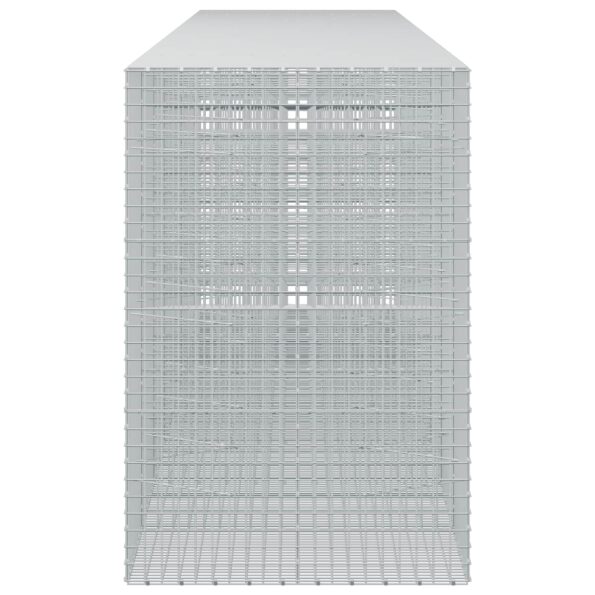 vidaXL Gabión s drôtom 5 mm a sieťou 5x5 cm 800x100x150 cm – Obrázok 4
