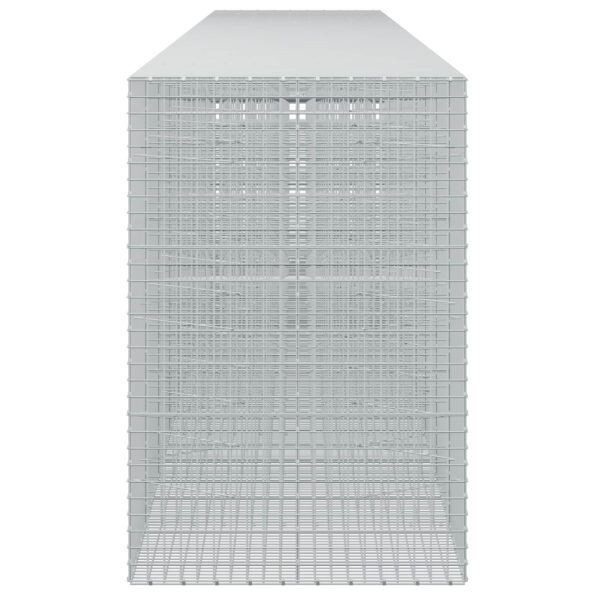 vidaXL Gabión s drôtom 5 mm a sieťou 5x5 cm 1000x100x150 cm – Obrázok 4