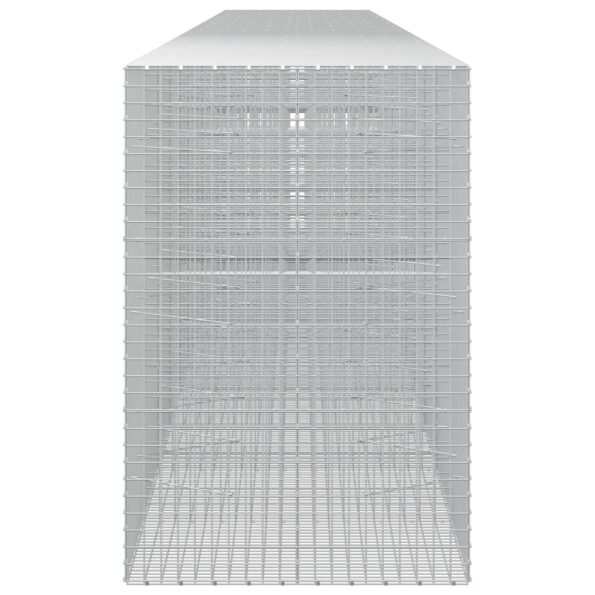 vidaXL Gabión s drôtom 5 mm a sieťou 5x5 cm 1200x100x150 cm – Obrázok 4