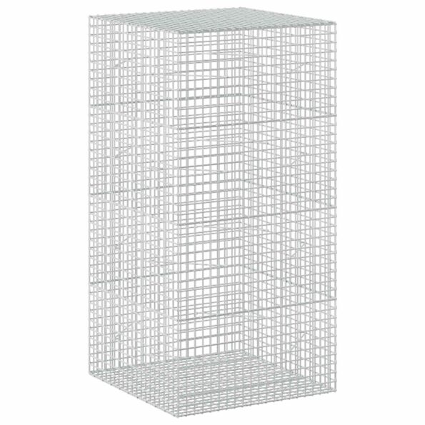 vidaXL Gabión s drôtom 5 mm a sieťou 5x5 cm 100x100x200 cm – Obrázok 2