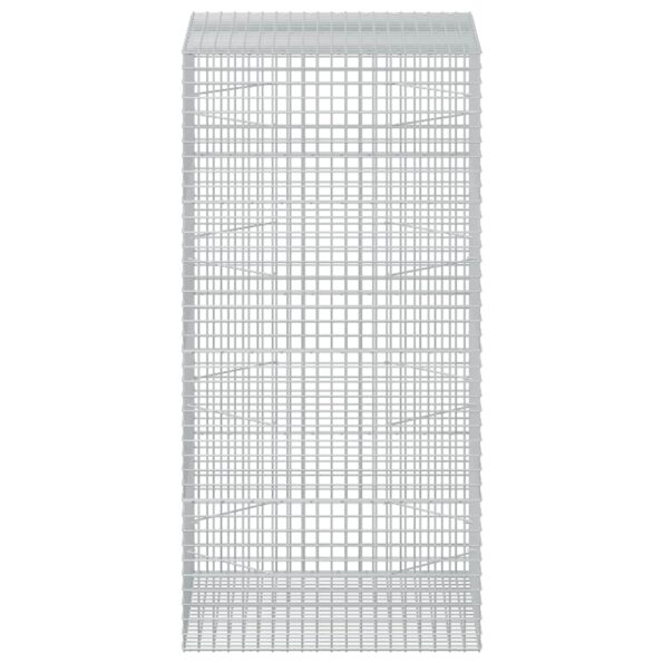 vidaXL Gabión s drôtom 5 mm a sieťou 5x5 cm 100x100x200 cm – Obrázok 3