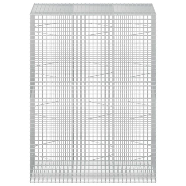 vidaXL Gabión s drôtom 5 mm a sieťou 5x5 cm 150x100x200 cm – Obrázok 3