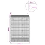vidaXL Gabión s drôtom 5 mm a sieťou 5x5 cm 150x100x200 cm – Obrázok 6