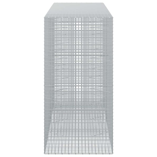 vidaXL Gabión s drôtom 5 mm a sieťou 5x5 cm 350x100x200 cm – Obrázok 4