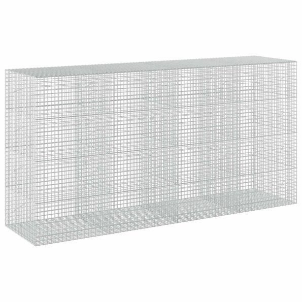 vidaXL Gabión s drôtom 5 mm a sieťou 5x5 cm 400x100x200 cm – Obrázok 2