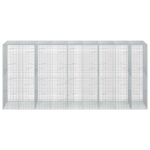 vidaXL Gabión s drôtom 5 mm a sieťou 5x5 cm 450x100x200 cm – Obrázok 3