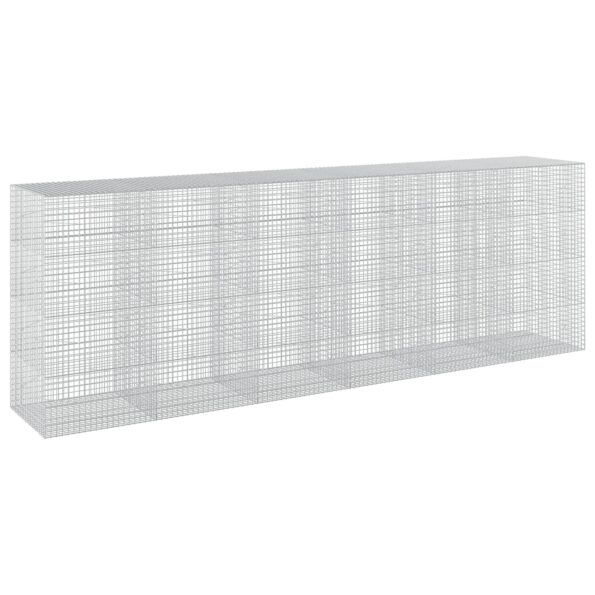 vidaXL Gabión s drôtom 5 mm a sieťou 5x5 cm 600x100x200 cm – Obrázok 2