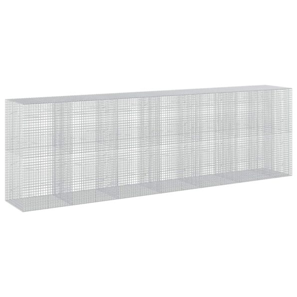 vidaXL Gabión s drôtom 5 mm a sieťou 5x5 cm 650x100x200 cm – Obrázok 2