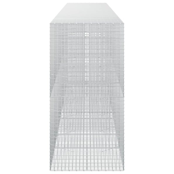 vidaXL Gabión s drôtom 5 mm a sieťou 5x5 cm 650x100x200 cm – Obrázok 4