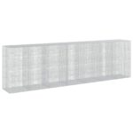 vidaXL Gabión s drôtom 5 mm a sieťou 5x5 cm 700x100x200 cm – Obrázok 2