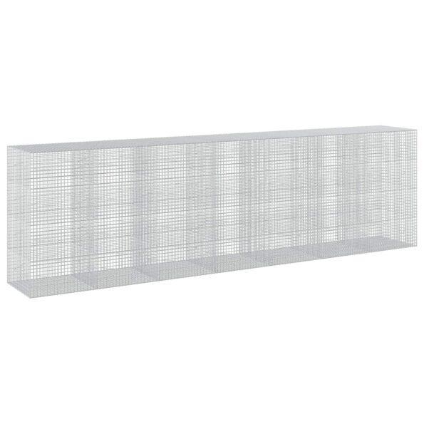 vidaXL Gabión s drôtom 5 mm a sieťou 5x5 cm 700x100x200 cm – Obrázok 2