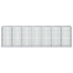 vidaXL Gabión s drôtom 5 mm a sieťou 5x5 cm 700x100x200 cm – Obrázok 3