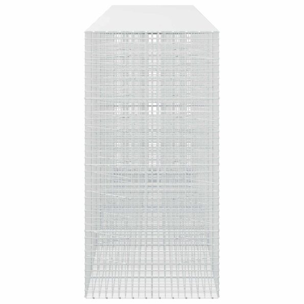 vidaXL Gabión s drôtom 5 mm a sieťou 5x5 cm 700x100x200 cm – Obrázok 4