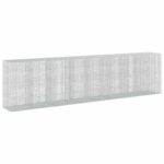 vidaXL Gabión s drôtom 5 mm a sieťou 5x5 cm 800x100x200 cm – Obrázok 2