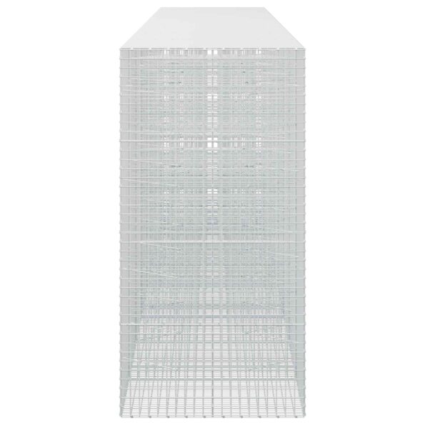 vidaXL Gabión s drôtom 5 mm a sieťou 5x5 cm 800x100x200 cm – Obrázok 4