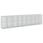 vidaXL Gabión s drôtom 5 mm a sieťou 5x5 cm 850x100x200 cm – Obrázok 2