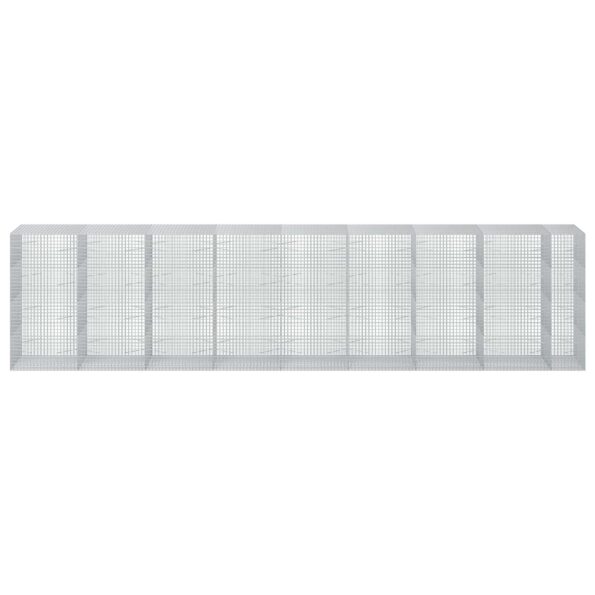 vidaXL Gabión s drôtom 5 mm a sieťou 5x5 cm 850x100x200 cm – Obrázok 3