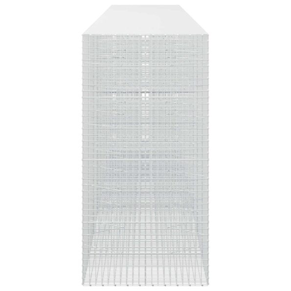 vidaXL Gabión s drôtom 5 mm a sieťou 5x5 cm 850x100x200 cm – Obrázok 4