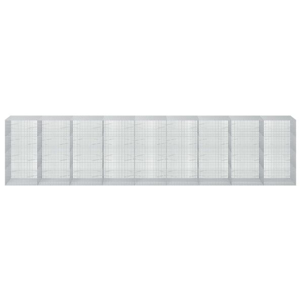 vidaXL Gabión s drôtom 5 mm a sieťou 5x5 cm 900x100x200 cm – Obrázok 3