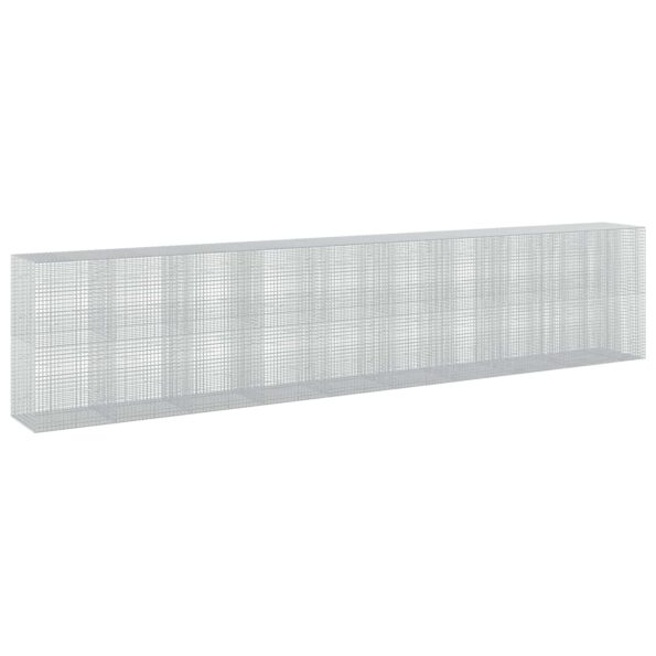 vidaXL Gabión s drôtom 5 mm a sieťou 5x5 cm 950x100x200 cm – Obrázok 2