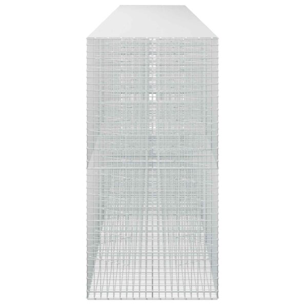 vidaXL Gabión s drôtom 5 mm a sieťou 5x5 cm 950x100x200 cm – Obrázok 4