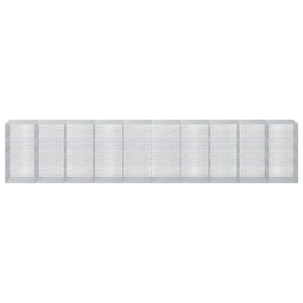 vidaXL Gabión s drôtom 5 mm a sieťou 5x5 cm 1000x100x200 cm – Obrázok 3