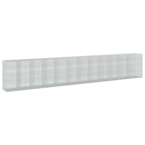 vidaXL Gabión s drôtom 5 mm a sieťou 5x5 cm 1200x100x200 cm – Obrázok 2