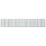 vidaXL Gabión s drôtom 5 mm a sieťou 5x5 cm 1200x100x200 cm – Obrázok 3