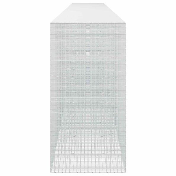 vidaXL Gabión s drôtom 5 mm a sieťou 5x5 cm 1200x100x200 cm – Obrázok 4