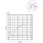 vidaXL Gabión s drôtom 5 mm a sieťou 5x10 cm 50x10x50 cm – Obrázok 6