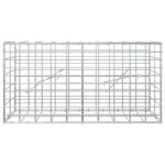 vidaXL Gabión s drôtom 5 mm a sieťou 5x10 cm 100x10x50 cm – Obrázok 3