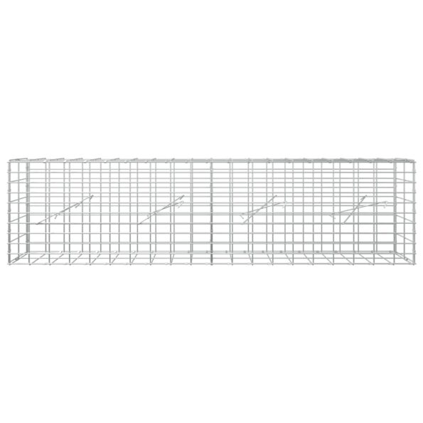 vidaXL Gabión s drôtom 5 mm a sieťou 5x10 cm 200x10x50 cm – Obrázok 3