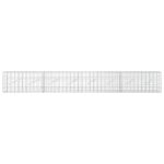 vidaXL Gabión s drôtom 5 mm a sieťou 5x10 cm 400x10x50 cm – Obrázok 3