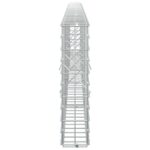 vidaXL Gabión s drôtom 5 mm a sieťou 5x10 cm 400x10x50 cm – Obrázok 4