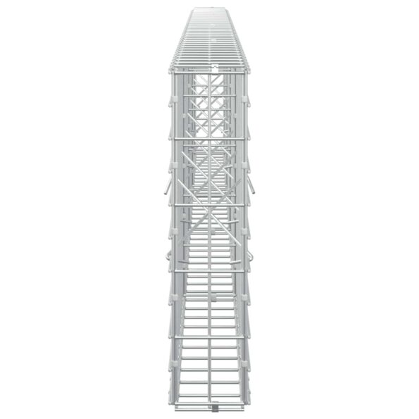 vidaXL Gabión s drôtom 5 mm a sieťou 5x10 cm 400x10x50 cm – Obrázok 4
