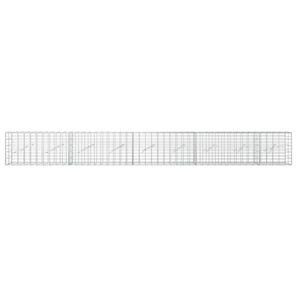 vidaXL Gabión s drôtom 5 mm a sieťou 5x10 cm 450x10x50 cm – Obrázok 3