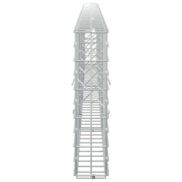 vidaXL Gabión s drôtom 5 mm a sieťou 5x10 cm 450x10x50 cm – Obrázok 4